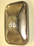 7-1/2" X 10-1/2" Metal Mirror Head, # 350. Fixed Price $22.95.