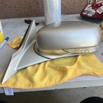 2009-2014 Acura Tl Left Driver Side Mirror Silver Metallic Oem A5. Fixed Price $100.00.