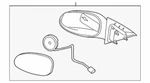 Genuine Gm 2008-2016 Chevrolet Impala Mirror Assembly Outside Rear View 25947194. Fixed Price $121.49.