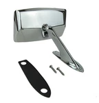 New 1967 - 1968 Mustang Standard Chrome Outside Mirror Right Left Each. Fixed Price $49.95.