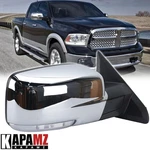 Right Chrome Power Fold Mirror For Ram 1500 2013-2017 2018 Heated W/turn Signal. Fixed Price $166.89.