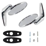 2* Chrome Outside Door Rearview Mirror Assembly For Dodge Plymouth 1966-1975. Fixed Price $82.55.