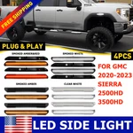 4 For 2020-2023 Gmc Sierra 2500 Hd 3500 Led Side Marker Light Car Accessories. Fixed Price $107.34.