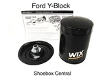 1954-64 Ford Y-block Spin Oil Filter Conversion Kit. Fixed Price $44.50.