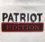 Patriot Edition Black Self Adhesive Truck Logo Fenders Left Back Bumper Emblem. Fixed Price $25.95.