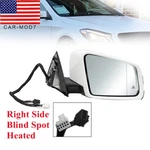 For 2014-2020 Mercedes CLA250 White Mirror Passenger Side W/blind Spot Heated. Fixed Price $71.23.