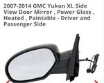 Door Mirror Trq MRA06213. Fixed Price $75.00.