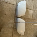 Oem 14-22 Jeep Cherokee / 17-22 Compass White Mirror Cover Set Left And Right. Fixed Price $25.00.