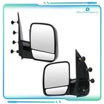 Pair Side View Manual Mirrors 02-08 Ford E150 E250 E350 E450 E550 Van. Fixed Price $61.79.