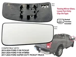 Tow Mirror Lower Heated Glass For 2015-2024 F150 17-24 Super Duty Passenger Side. Fixed Price $22.11.