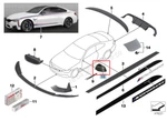 New Bmw M4 F82 Right Wing Mirror Cover Cap Carbon Rhd 51142348100 2016 Oem. Fixed Price $733.96.