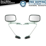 Trq Side View Manual Mirrors Chrome Pair Set Ford F-series Pickup Truck. Fixed Price $71.62.