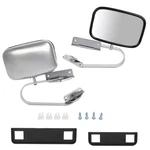 Stainless Steel Manual Mirrors Pair Set Ford F-series Pickup Truck. Fixed Price $39.99.