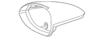 Genuine Porsche Mirror Cover 95B-857-528-A-G2X. Fixed Price $167.12.