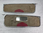 46 47 48 Sun Visors Gm Pair W Beveled Mirror Chevy Pontiac Buick Style PONIN4938. Fixed Price $137.80.