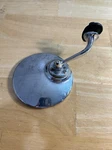 Nos Lucas Jaguar XK140 + Others Lh Left Side Wing Round Mirror Made England. Fixed Price $425.00.