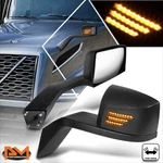 For 04-17 Volvo Vn Series Truck Amber Sequential Led Signal Side Hood Mirrors. Fixed Price $131.89.