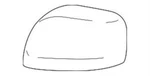 Land Cruiser Outer Mirror Cover 87945-60020-A0 Fits 2008-2013 White Driver Side. Fixed Price $88.50.