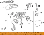 Mercedes Oem 14-16 S550 Outside Mirrors-front Door-mirror Glass Right 0998101016. Fixed Price $232.88.
