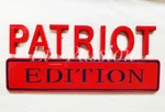 Patriot Edition Red & Blue Self Adhesive Trucks Logo Side Fenders Bumper Emblems. Fixed Price $25.95.