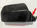 Side Mirror Mount Bracket (lh & Rh Set) For 84-96 Jeep Xj Cherokee Mj Comanche. Fixed Price $14.00.