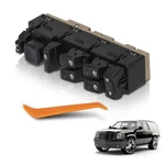 Power Window Switch Front Driver Left Side Black For Gm Chevy Silverado 21187499. Fixed Price $52.00.