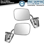 Trq Stainless Steel Manual Side View Mirrors Lh & Rh Pair Set For Chevy Truck. Fixed Price $85.45.
