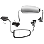 Chrome Door Mirrors W/arm Lh + Rh For International 9200 9400I 9900I 5900. Fixed Price $481.19.