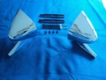 Chrome Sport Mirrors Biscayne Impala Camaro Z28 Chevelle Ss Malibu Monte Carlo. Fixed Price $65.99.