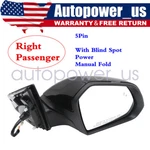 Blind Spot Mirror Passenger Right Side For Hyundai Sonata 2018-2019 87620C2580. Fixed Price $52.99.