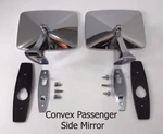 Pair Driver & Convex Passenger Side Rear View Mirrors For 1973-1987 Chevy Truck. Fixed Price $87.95.