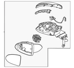 Genuine Hyundai Mirror Assembly 87620-L0041. Fixed Price $675.70.