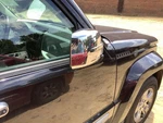 Passenger Side View Mirror Power Chrome Non-heated Fits 08-12 Liberty 4658699. Fixed Price $69.99.