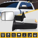 Painted White PW7 Towing Mirrors Led Amber Signal For 2019-2024 Ram 1500 Classic. Fixed Price $189.99.