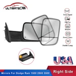 Passenger Side Power Heated Tow Mirror For 09-18 Dodge Ram 1500 10-18 2500 3500. Fixed Price $69.88.