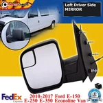 2010-2014 Econoline Van Left Driver Side Mirror Power Non-towing Textured Signal. Fixed Price $89.66.