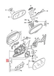 Audi Q3 Exterior Mirror Mounting Electric Satin Black 8U1857409GSP9 15-17. Fixed Price $461.21.