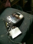 Passenger Side View Mirror Power Thru 12/20/93 Fits 94 Dodge 1500 Pickup 68398. Fixed Price $60.00.