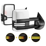 Painted White Towing Mirrors For 2007-2013 Silverado Gmc Sierra 1500 2500HD 3500. Fixed Price $199.97.
