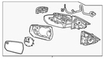 Genuine Gm Passenger Side Door Mirror 84705490. Fixed Price $240.38.