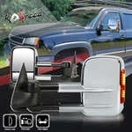 Black Manual+amber Led Turn Signal Side Towing Mirror For 03-07 Silverado Sierra. Fixed Price $86.79.