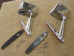 New Repro. 1967 1968 Ford Mustang Torino Fairlane Galaxie Mirrors Pair Montego. Fixed Price $199.00.