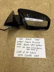 14-17 Oe Mercedes Class Coupe E350 A207 Passenger Right Rh Door Mirror W/blind. Fixed Price $215.00.