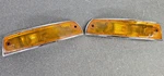 Nice Pair Of Used Original Porsche 911 912 Swb Amber Chrome Front Turn Signals. Fixed Price $425.00.