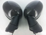 Mini R56 Left Right Heated Door Mirrors Pair Carbon Effect Caps 2755637 2755638. Fixed Price $87.90.