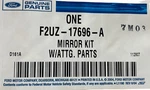 Ford Kit Rearview Mirror F2UZ17696A New Oem. Fixed Price $77.40.