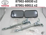 Toyota FJ40 BJ40 Land Cruiser /45 /42 Side Rear View Mirror & Arm X2 Set Genuine. Fixed Price $167.99.