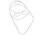Genuine Audi Cover 423-857-110-GRU. Fixed Price $58.01.