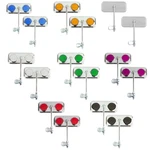 Pair Chrome Rectangle Rear View Bicycle Mirror Reflector Lowrider Beach Cruiser.. Fixed Price $13.99.