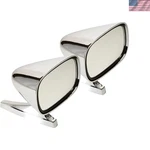 Source Chrome Universal Mirrors For Cars, Suvs & Trucks, 5-7/8" X 3-7/8" Set. Fixed Price $65.59.